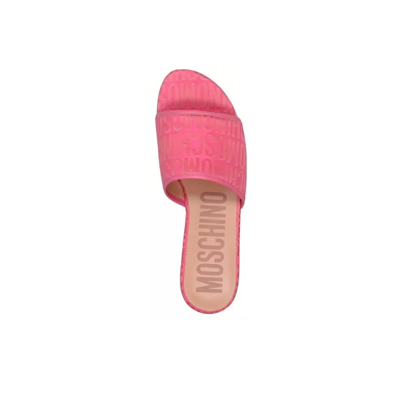 MOSCHINO Slide Slippers Women's Pink-2