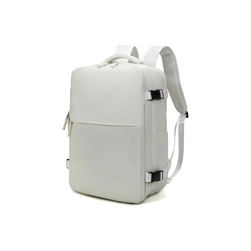 TTaG．baG Oxford Backpack Women's Purple/Beige Yellow/Ecru/Light Gray/Black-5