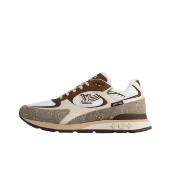 LOUIS VUITTON Run Away Low Top Casual Shoes Men's Brown