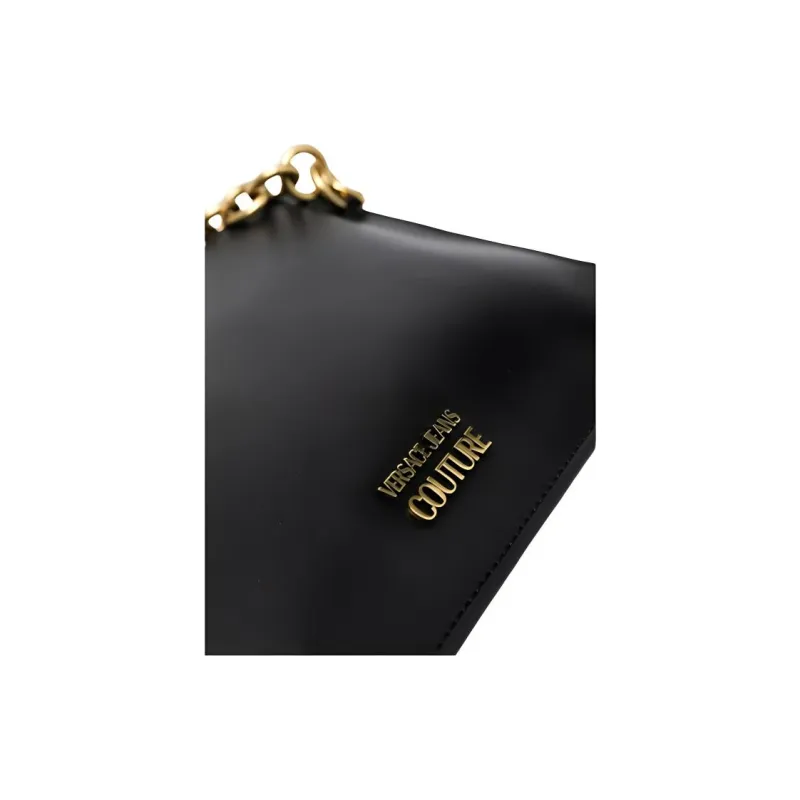 VERSACE JEANS COUTURE Artificial Leather Clutches Handbags Regular Women's Black-3