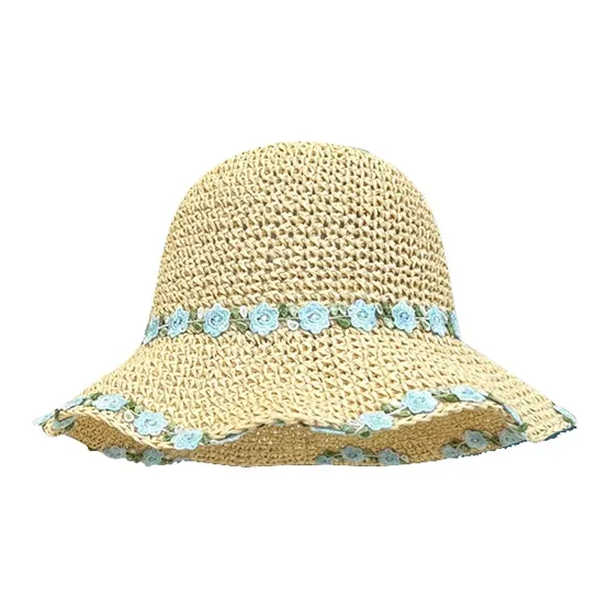 Lanza Straw Woven Sun Protection Hats Women's-1