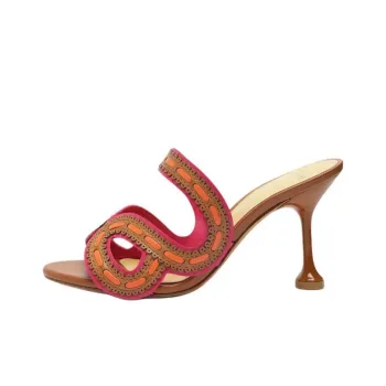 Alexandre Birman Slide Slippers 8.5cm Women's Pink