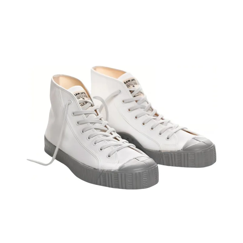 SPALWART Special Mid Stylish Skateboarding Shoes Unisex White-1