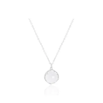 CARAT'S DIARY Colored Glaze Collarbone Chain Necklace Women's