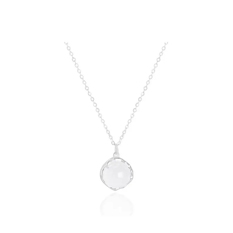 CARAT'S DIARY Colored Glaze Collarbone Chain Necklace Women's-0