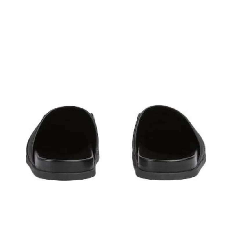 GUCCI Original Wrap toe Slippers Men's Black-4