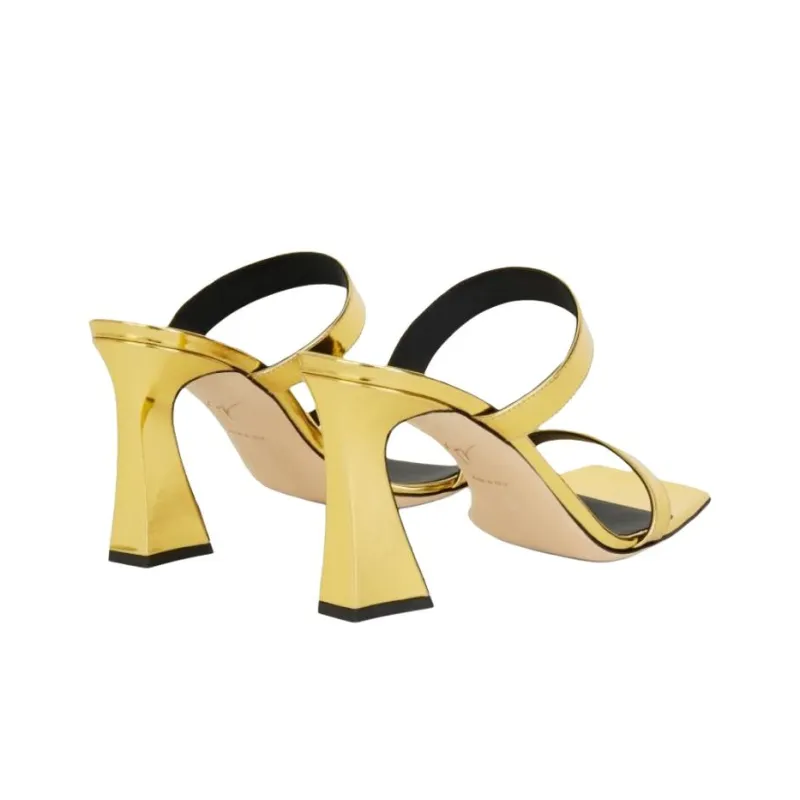 Giuseppe Zanotti Flamina 80mm Metallic-finish Mules Women's-3
