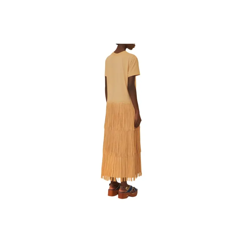 FARM RIO SS24 Short Sleeved Dresses Women's Yellow-1