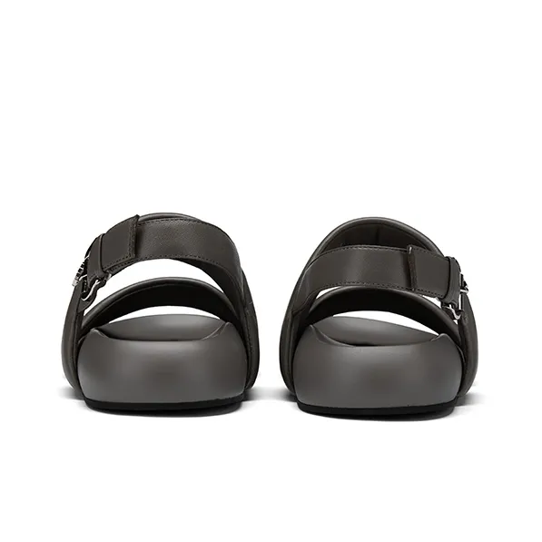 ZSBELLA Strap Sandals 3.5cm Women's Gray Black-4