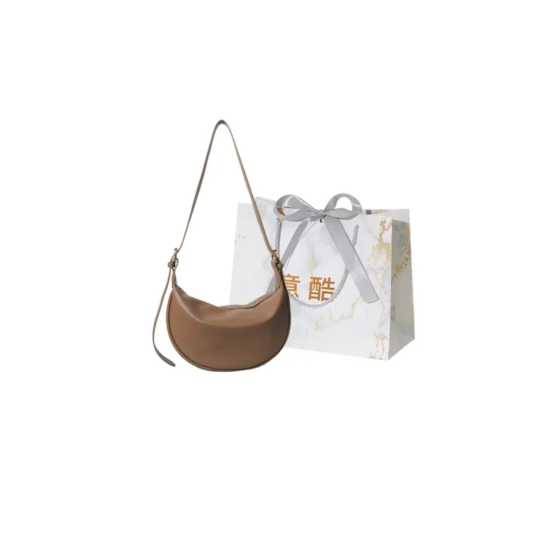 Cool Pu Shoulder Bag Crossbody Bag Regular Khaki/Brown/Black-3