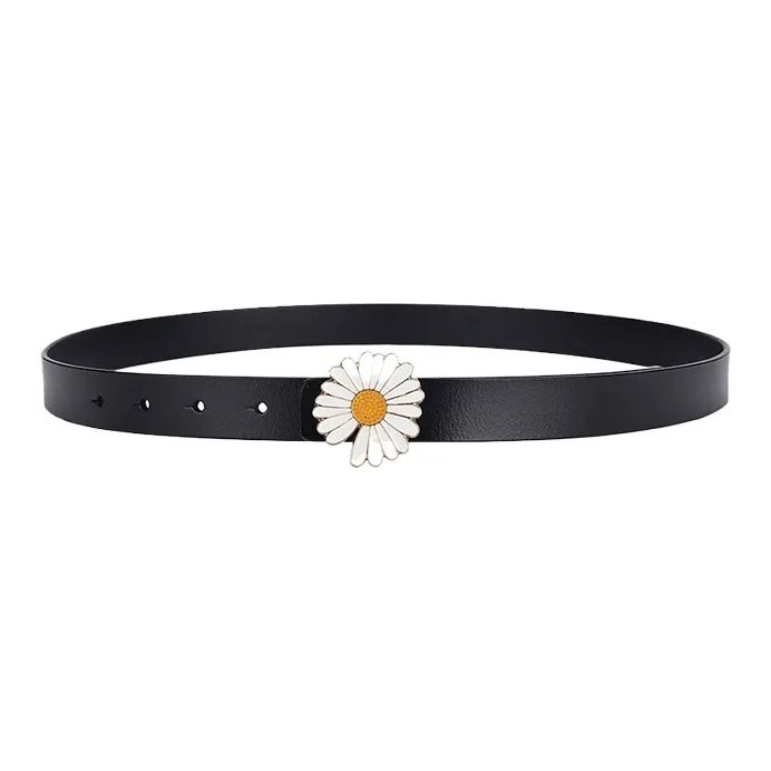 CARTELO Cow Split Leather Belts Women's Width 2.5CM-0