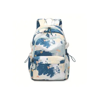 TTaG．baG Polyester Backpack Women's Blue/Pink