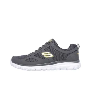 Skechers Burns Agoura Cushioning, Wear Resistant Low Top Training Shoes Men's Gray