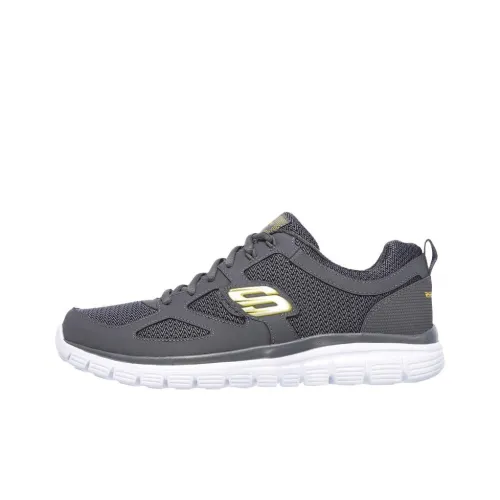 Skechers Burns Agoura Cushioning, Wear Resistant Low Top Training Shoes Men's Gray