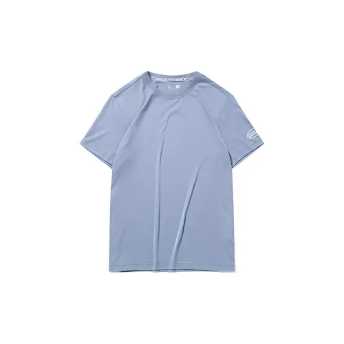 QIAODAN T-Shirts Unisex Powder Blue