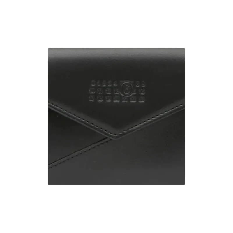 MM6 Maison Margiela Japanese 6 Logo Embossed Wallet-4