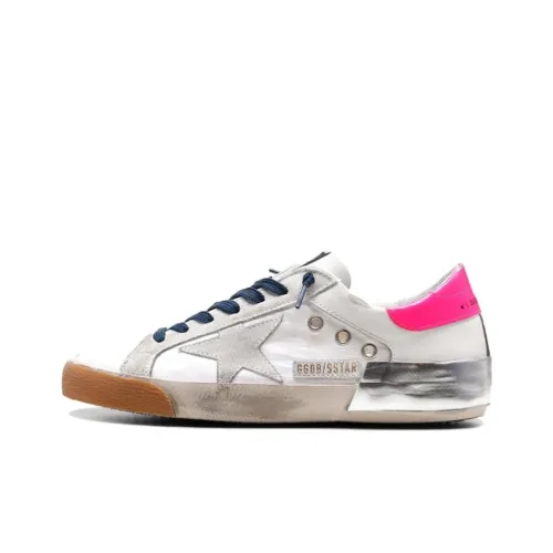 Golden Goose Super-Star Skateboard Shoes Men Low-Top Gray/Silver/Purple