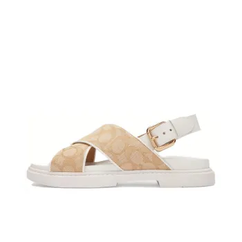COACH Strap Sandals Women's Beige