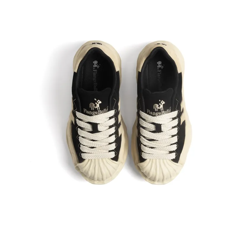 Flange Bullo Low Top Skateboard Shoes Unisex Black-4