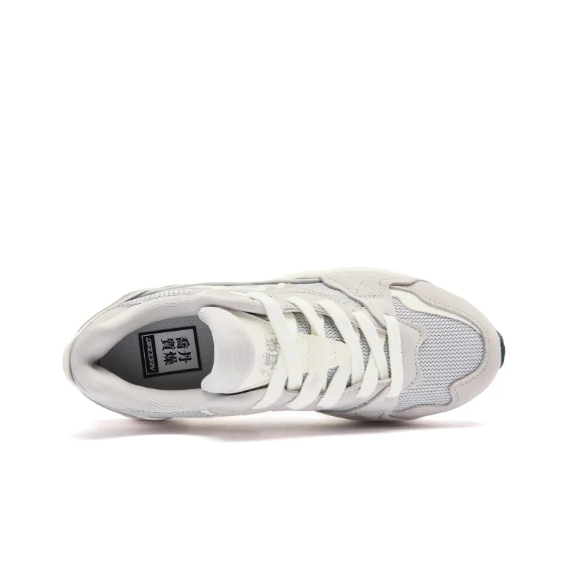 QIAODAN Revival 3.0 Wear resistant And Lightweight Low Top Casual Shoes Women's Mist Gray Ivory-3