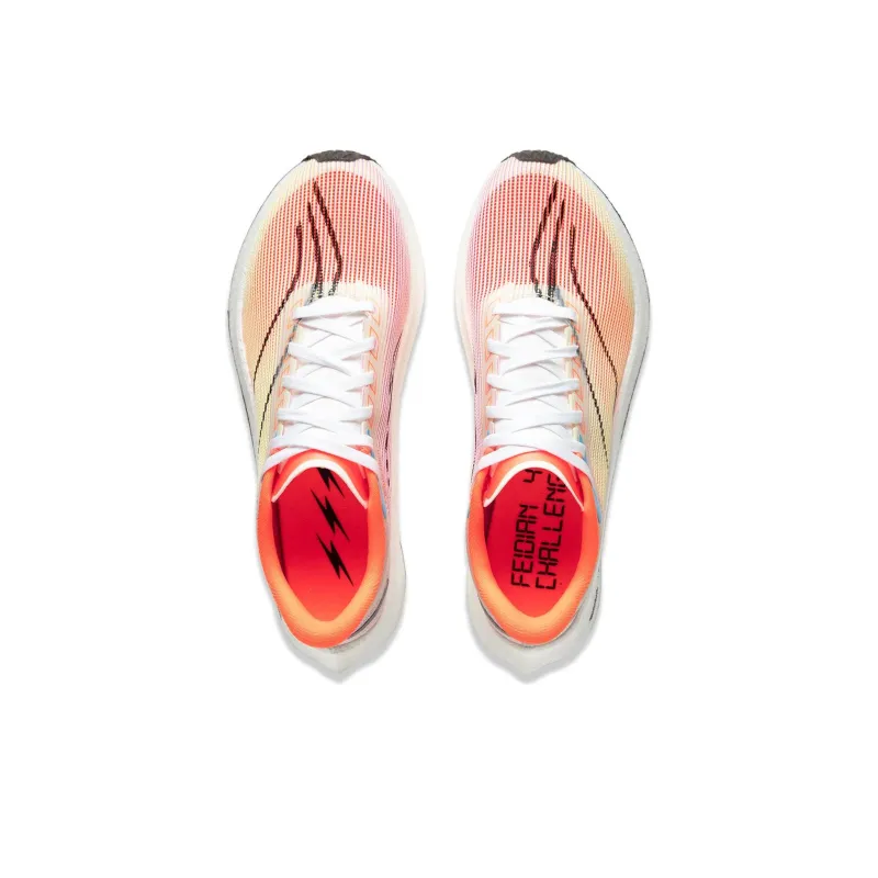 LINING Feidian 4 Challenger Running Shoes Women's Low Top Orange-4