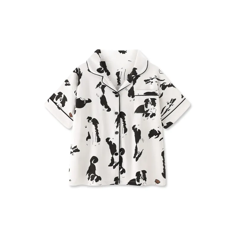 Beast's Secret Pajama Set Women's White-1