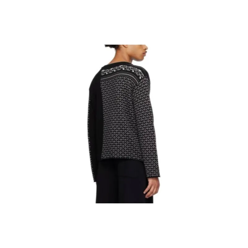 MM6 Maison Margiela SS24 Sweater Men's Black White-1