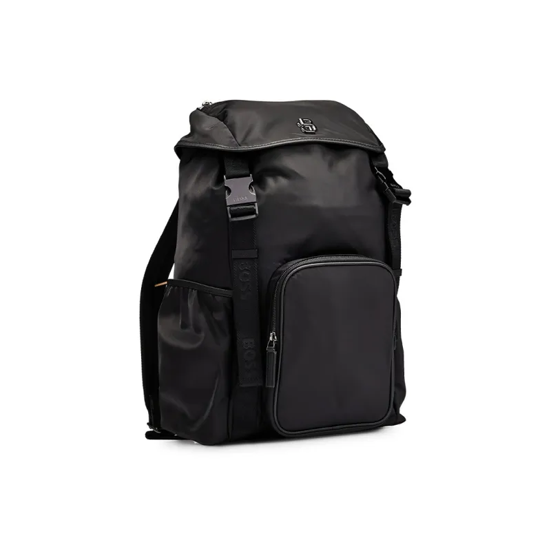 HUGO BOSS Polyester Backpack Regular Men's Black-1