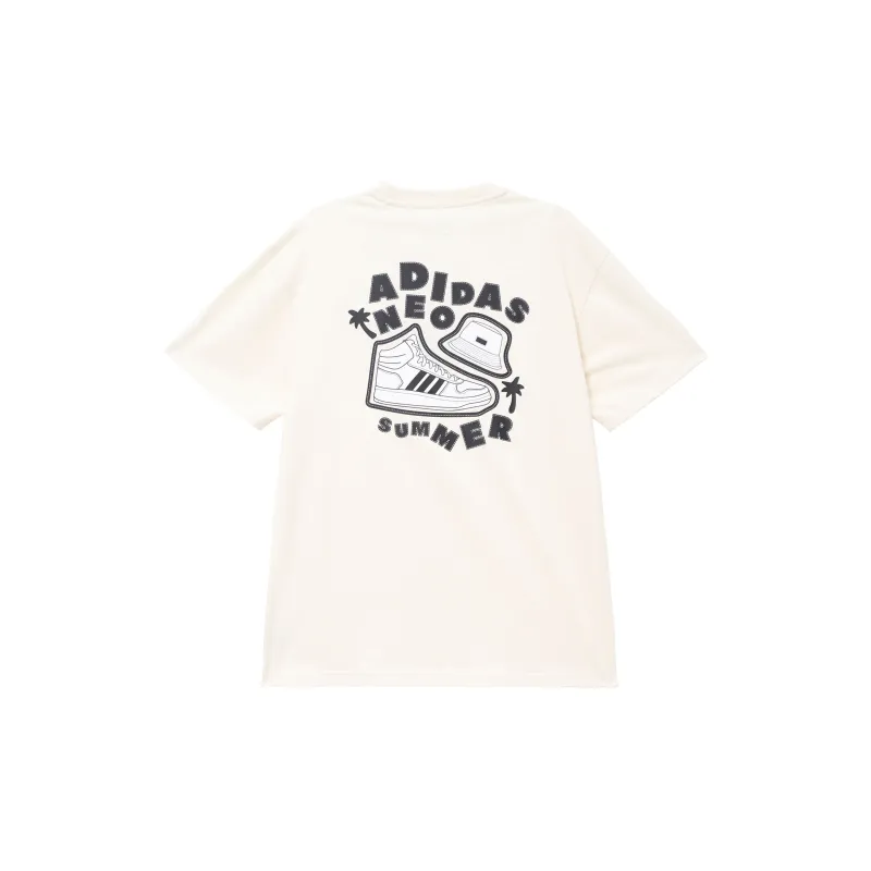 Adidas Neo T Shirt Unisex Beige-1