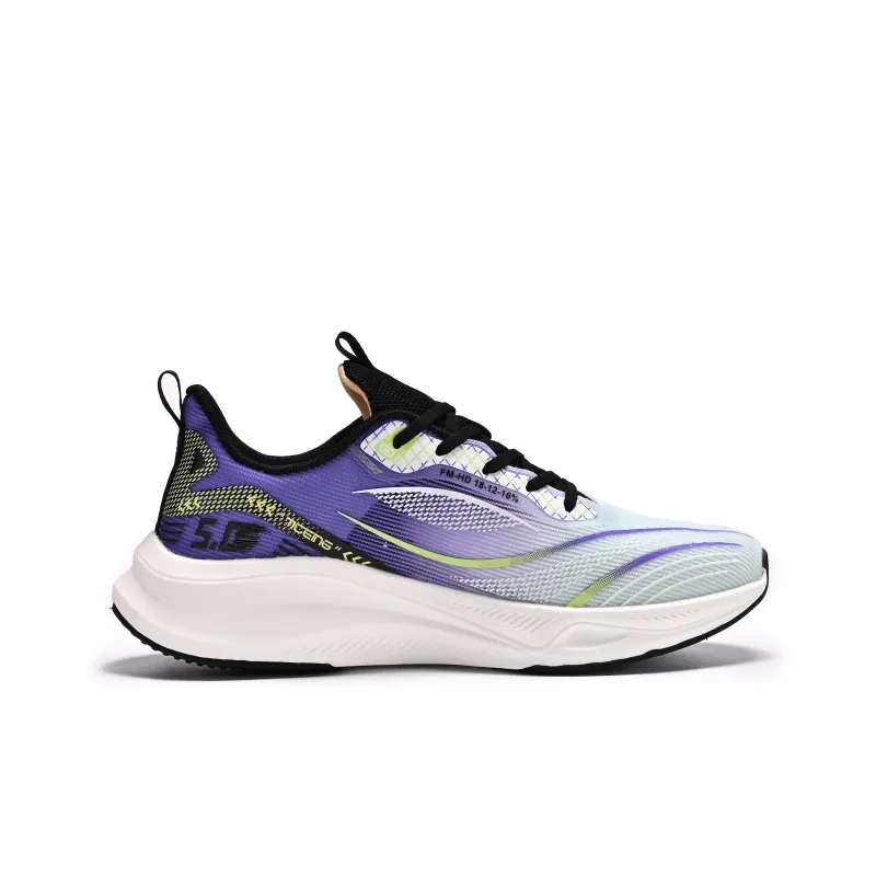 HERR TIGER Cushioning Anti-Slip And Wear-Resistant Breathable Rebound Low-Top Running Shoes Men's Cut-Out White Orange-1