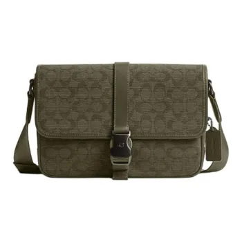 COACH League Calfskin Crossbody Bag Men's Green