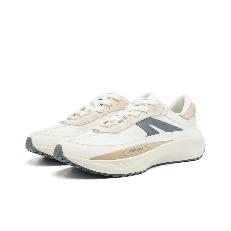 QIAODAN Monologue 3.0 Casual Shoes Men Low Top Raw Denim Ivory-2
