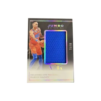 PANINI 2021 NOIR Thunder Bazley Game Used Jersey Cut 73/99 Basketball Card Access Pass Sports Cards 1 Pc
