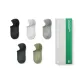[7A Grade Antibacterial Ankle Socks]Twilight Black+Frost White+Light Wisteria Gray+Dark Carbon Gray+Withered Grass Green