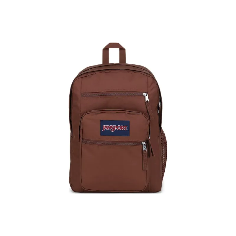 JanSport Polyester Backpack Large Size Unisex Dark Brown-0