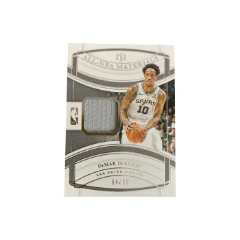 PANINI 2019 20 National Treasures Spurs DeRozan 64/99 Game Used Jersey Player Card Access Pass Sports Cards 1 Pc