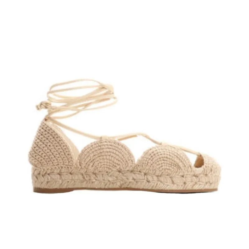 LOEWE Solar Espadrilles Women's Light Brown-1