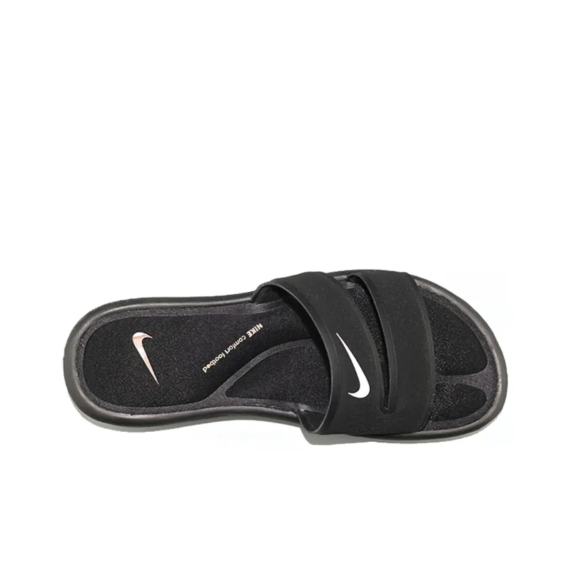 Nike Ultra Comfort Slide Black White Black Women's-4