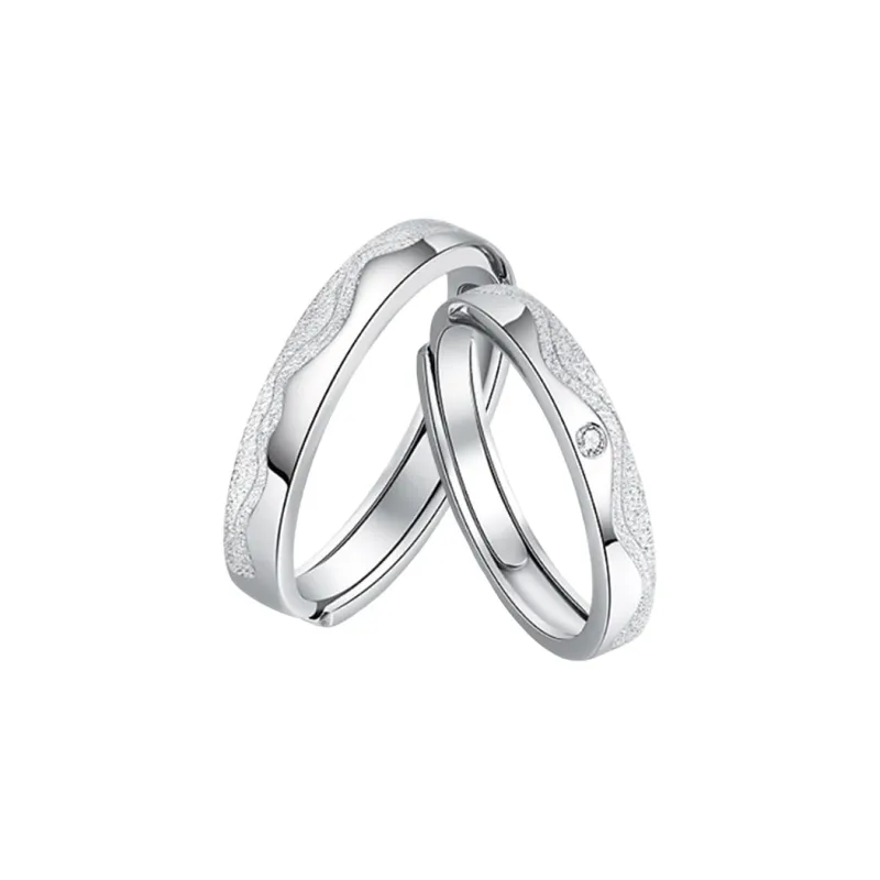 MAGICPOLE 999 Fine Silver Rings Unisex Silver-2