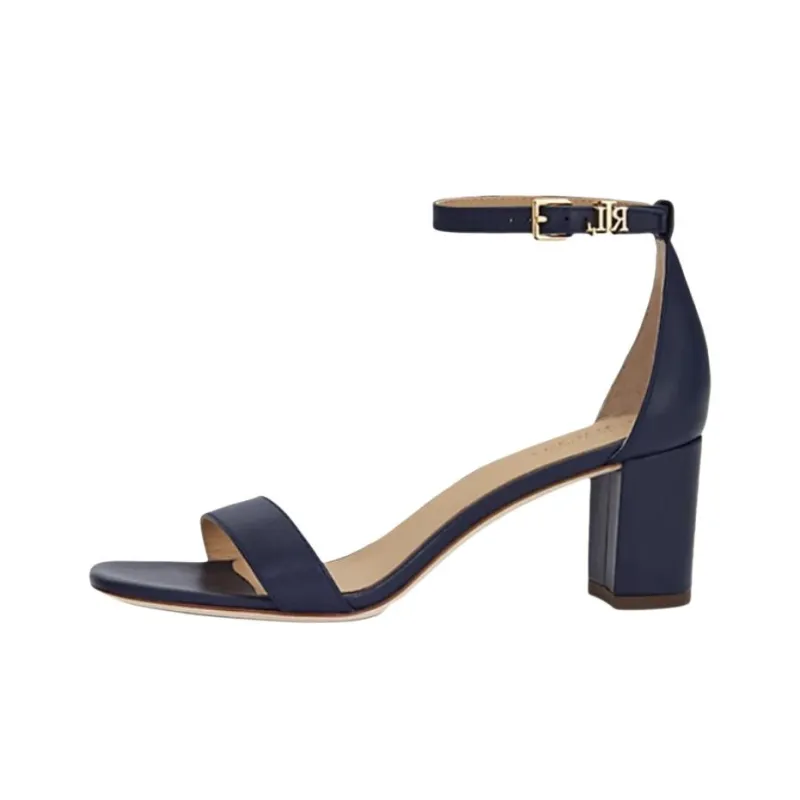 LAUREN RALPH LAUREN Logan Strap Sandals 6cm Women's Blue-0