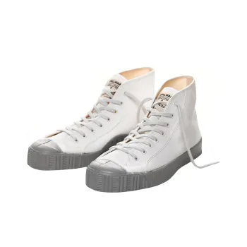 SPALWART Special Mid Stylish Skateboarding Shoes Unisex White
