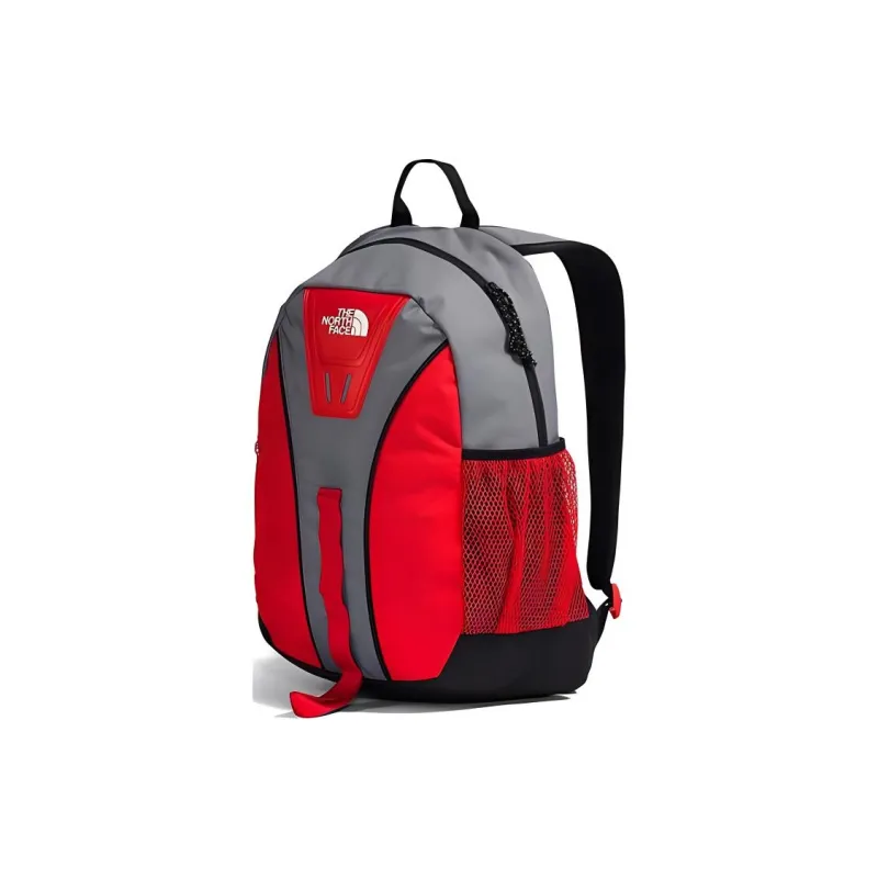 THE NORTH FACE Recycled Material Polyester Backpack Regular Men's Smoky Pearl Red & Black-1