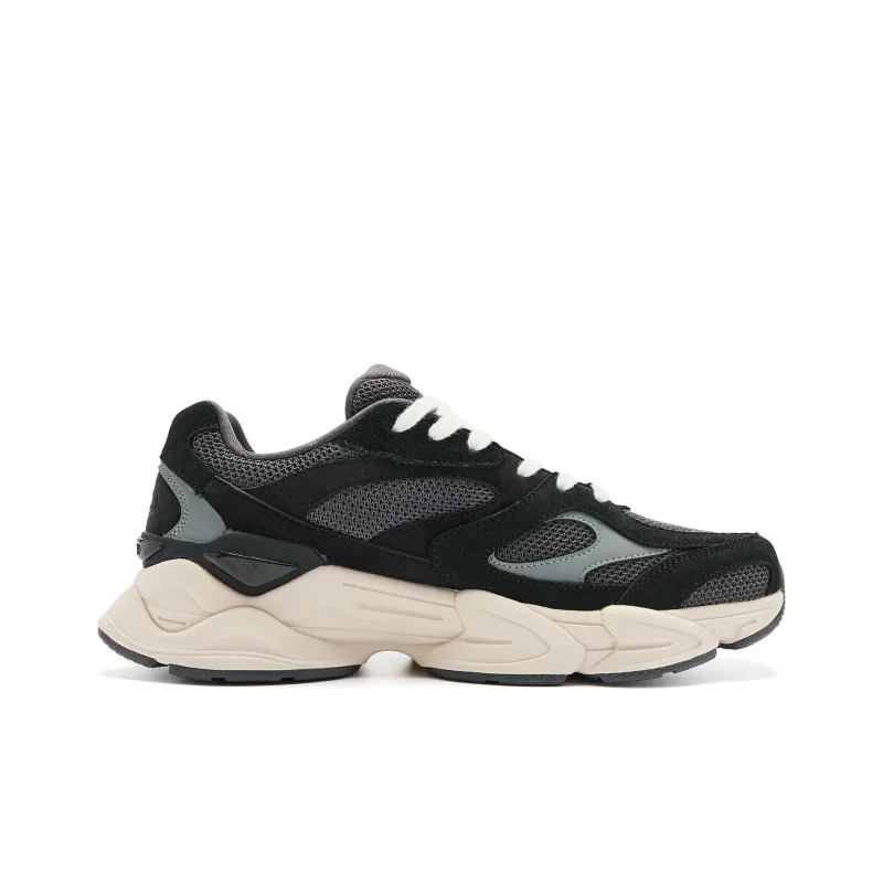 QIAODAN Qiyuan V2 Low Top Casual Shoes Men's Black Acorn Yellow-1