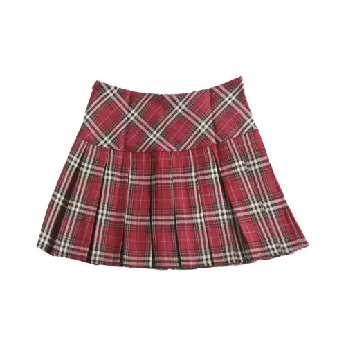 KEAB Casual Short Skirts Women's Red