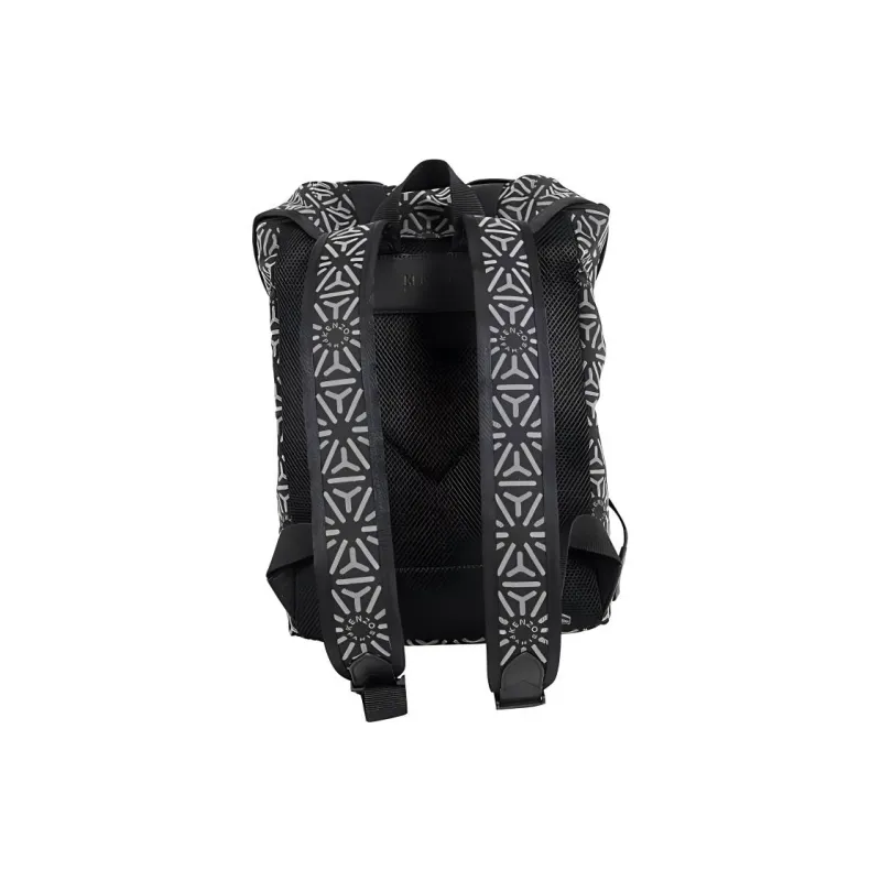 KENZO Polyester Backpack Men's Gray-4