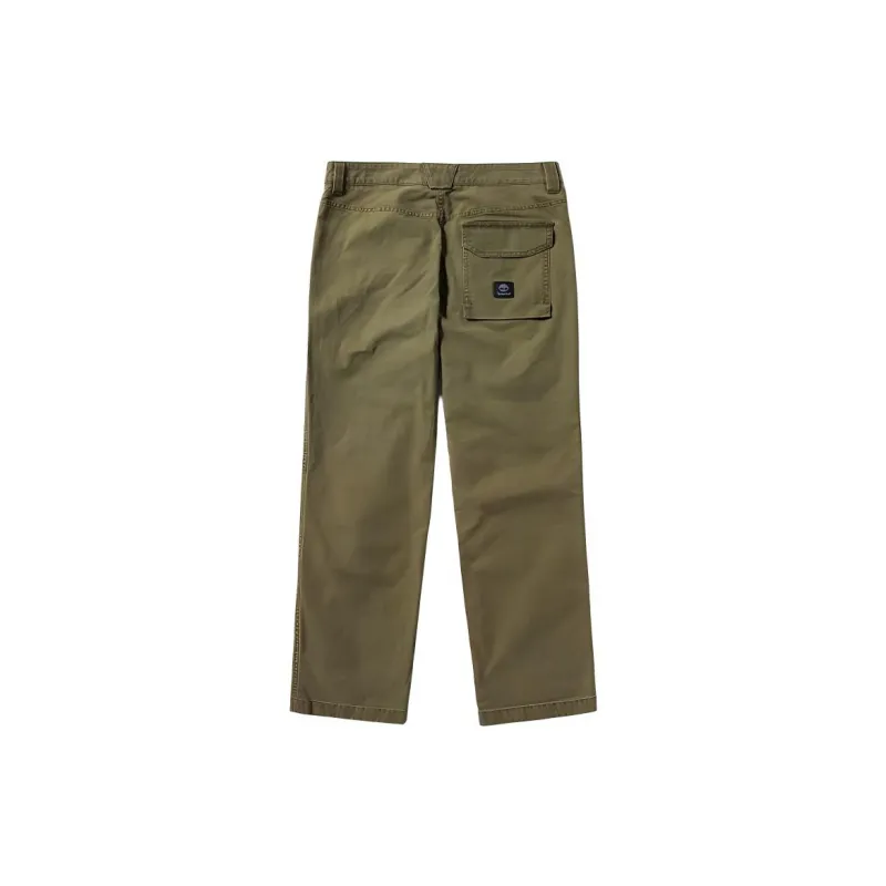 Timberland SS24 Cargo Pants Men's Moss Green-1