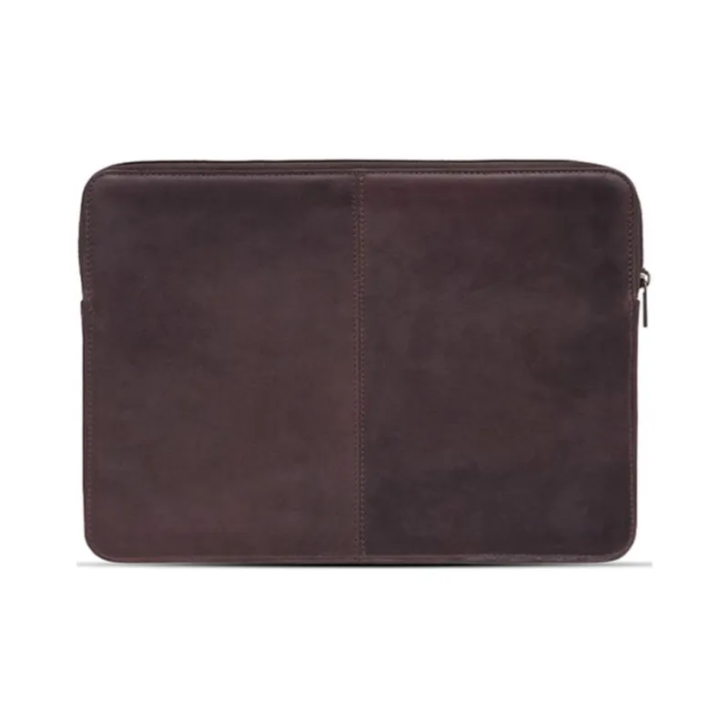 KNOMO Cow Leather Liner Bag Clutch Regular Men's Brown-2