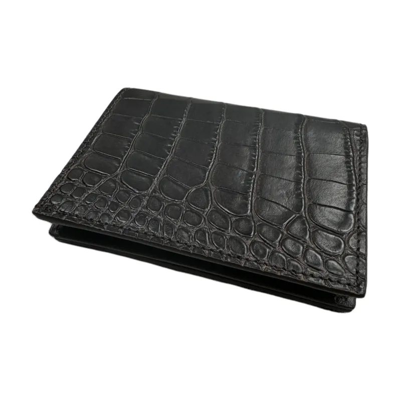MONTBLANC Cow Leather Business Card Holder Card Case Unisex Black-3