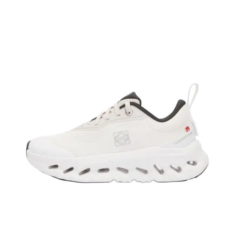 On x LOEWE Low Top Running Shoes Men's White-0