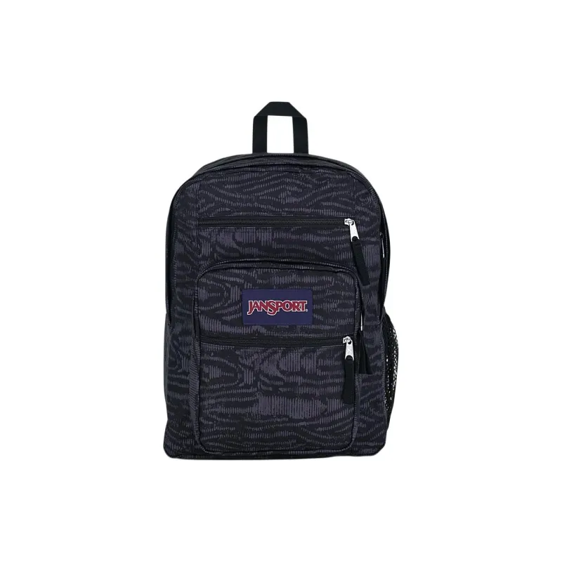 JanSport Polyester Backpack Large Size Unisex Black & Gray-0